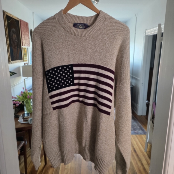 american creations Other - Vintage American Flag Sweater